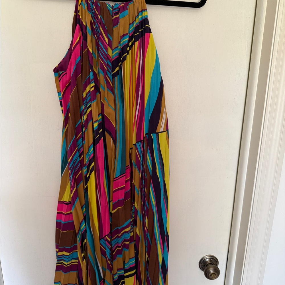 Calvin Klein Vibrant 90’s Multicolor Dress Size 8